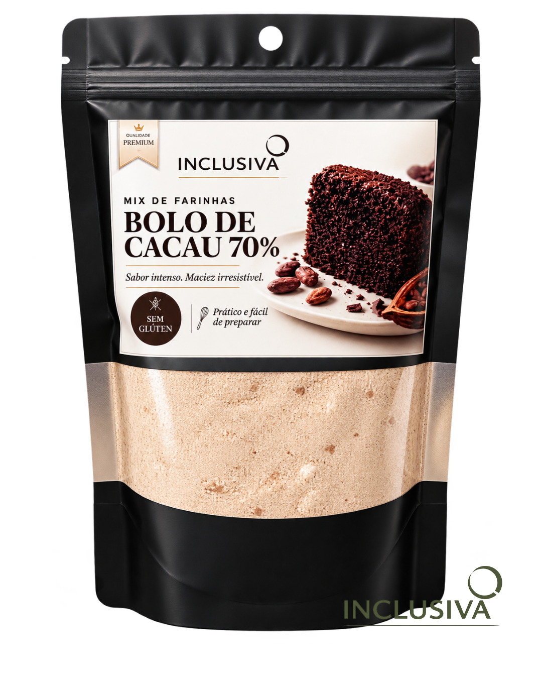 Bolo Cacau 70% - Sabor intenso e preparo fácil