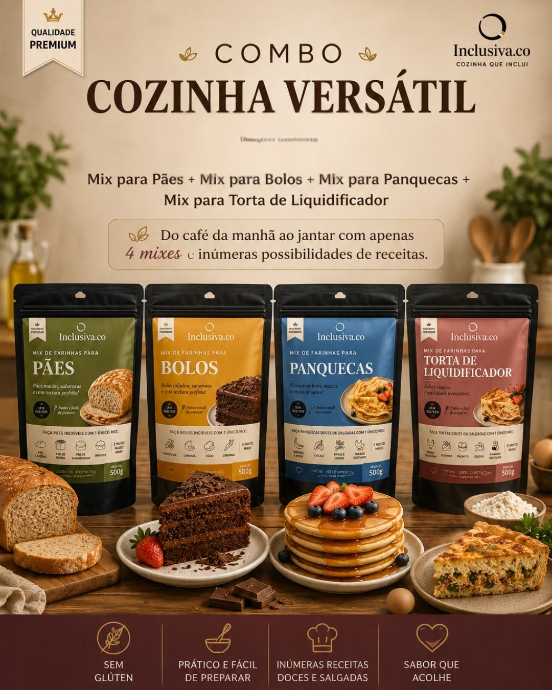 Combo Cozinha Versátil