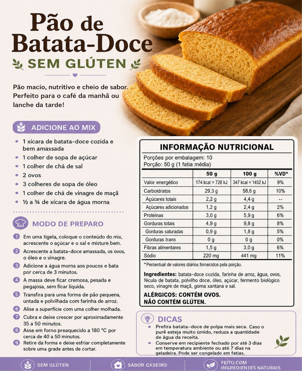 Pão de Batata-Doce: Macio, saboroso e irresistível