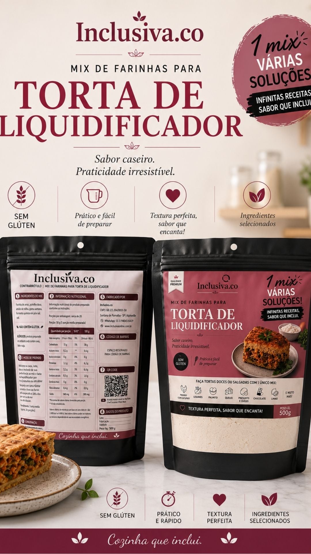 Mix Torta de Liquidificador